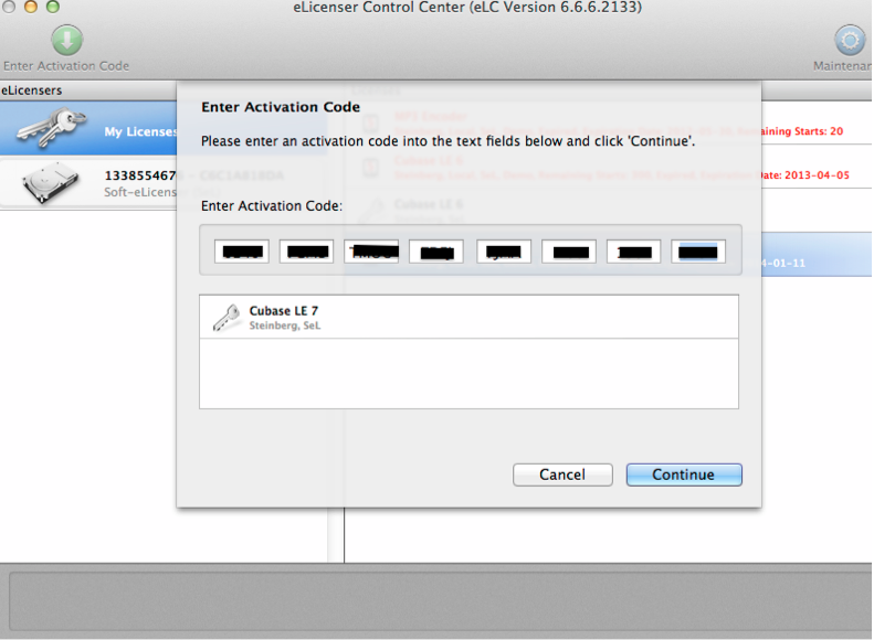 license activation code for cubase 7